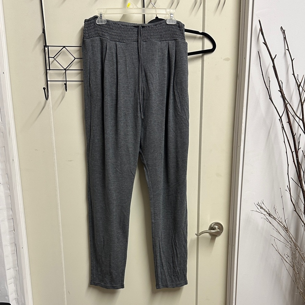 Suzanne Betro Dark Gray Joggers 1X